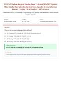 NUR 242 Medical-Surgical Exam 1 &lpar;Latest 2026&sol;2027 Update&rpar; &vert; Premium Nursing Exam Review &vert; Fundamentals&comma; Safety & Assessment &vert; Comprehensive Study Guide &vert; Exam Questions & Answers &vert; Grade A&plus;