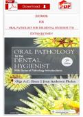 TESTBANK- Oral Pathology for the Dental Hygienist&comma; 7th Edition by Ibsen