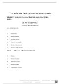 Structure & Function of the Body 16th Edition Test Bank by Thibodeau & Patton &ndash; Complete Exam Questions and Answers for All Chapters