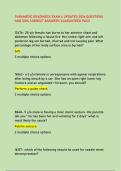 PARAMEDIC READINESS EXAM 4 UPDATED 2026 QUESTIONS &NewLine;AND 100&percnt; CORRECT ANSWERS GUARANTEED PASS