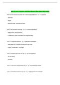 RHM 175 exam 3 Questions with Correct Answers&vert; New Update 100&percnt; Verified 