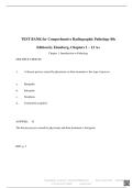 Comprehensive Radiographic Pathology 8th Edition Test Bank by Eisenberg &ndash; Complete Exam Questions and Answers &lpar;Chapters 1&ndash;12&rpar;