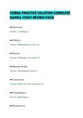 CCBMA PRACTICE SOLUTION COMPLETE&NewLine;QANDA STUDY REVIEW PACK