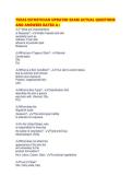 TEXAS ESTHETICIAN UPDATED EXAM ACTUAL QUESTIONS AND ANSWERS RATED A&period;pdf