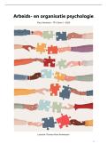 Arbeids- en organisatiepsychologie samenvatting