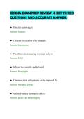 CCBMA EXAMPREP REVIEW SHEET TESTED&NewLine;QUESTIONS AND ACCURATE ANSWERS&NewLine;