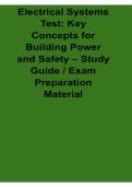 Electrical Systems Test Key Concepts for Building Power and Safety Study Guide Exam Preparation 2025&sol; 2026