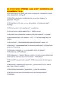 GA ESTHETICIAN UPDATED EXAM SCRIPT QUESTIONS AND ANSWERS RATED A&period;pdf