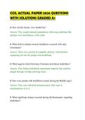CCIL ACTUAL PAPER 2026 QUESTIONS&NewLine;WITH SOLUTIONS GRADED A&plus;