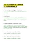 CCIL FINAL SCRIPT 2026 PRACTICE&NewLine;SOLUTIONS GRADED A&plus;&NewLine;