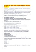 ILE UPDATED EXAM SCRIPT QUESTIONS AND ANSWERS RATED