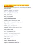 ILE COMPREHENSIVE EXAM UPDATED QUESTIONS AND ANSWERS RATED 