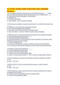 ILE STUDY EXAMS GUIDE QUESTIONS AND ANSWERS RATED