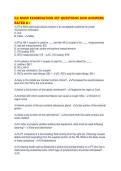 ILE MAIN EXAMINATION SET QUESTIONS AND ANSWERS RATED A