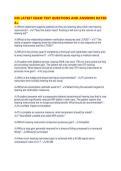 IHS LATEST EXAM TEST QUESTIONS AND ANSWERS RATED A&period;pd