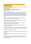 IHS MAIN EXAMINATION SET 2026 QUESTIONS AND ANSWERS RATED A&period;pdf