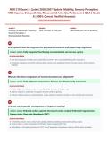 NUR 210 Exam 2 &lpar;Latest 2026&sol;2027 Update&rpar; &vert; Mobility & Sensory Perception &vert; Nursing Fundamentals Comprehensive Review &vert; Exam Questions & Answers &vert; Grade A&plus;