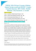 NUR170 &sol; NUR 170 Exam 2 Concepts of Medical-Surgical Nursing Actual Exam 2026&sol;2027 &vert; Complete Exam-Style Questions &vert; 100&percnt; Verified &ndash; Detailed Rationales &ndash; Pass Guaranteed &ndash; A&plus; Graded&NewLine;&NewLine;