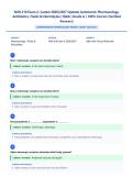 NUR 210 Exam 2 &lpar;Latest 2026&sol;2027 Update&rpar; &vert; Pharmacology&colon; Adrenergic & Cholinergic Drugs &vert; Nursing Fundamentals Comprehensive Review &vert; Exam Questions & Answers &vert; Grade A&plus;
