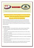 WGU D439 Foundations of Nursing Objective Assessment Review 2026&sol;2027 &vert; 180 Practice Questions with Answers & Detailed Rationales &vert; INSTANT PDF DOWNLOAD