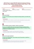 NUR 210 Exam 2 &lpar;Latest 2026&sol;2027 Update&rpar; &vert; Gas Exchange&comma; Perfusion&comma; Elimination&comma; Sleep&comma; Mobility & Sensory Function &vert; Nursing Fundamentals Comprehensive Review &vert; Exam Questions & Answers &vert; Grade A&plus;