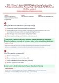NUR 210 Exam 1 &lpar;Latest 2026&sol;2027 Update&rpar; &vert; Nursing Fundamentals Comprehensive Review &vert; Basic Concepts&comma; Safety & Patient Care &vert; Exam Questions & Answers &vert; Grade A&plus;