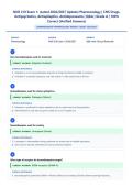 NUR 210 Exam 1 &lpar;Latest 2026&sol;2027 Update&rpar; &vert; Pharmacology&colon; CNS Drugs &vert; Central Nervous System Medications Comprehensive Review &vert; Exam Questions & Answers &vert; Grade A&plus;