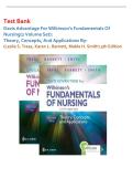 Test Bank for Davis Advantage for Wilkinson&rsquo;s Fundamentals of Nursing&colon; Theory&comma; Concepts&comma; and Applications&comma; 5th Edition by Leslie S&period; Treas&comma; Karen L&period; Barnett&comma; and Mable H&period; Smith