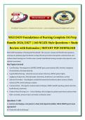 WGU D439 Foundations of Nursing Complete OA Prep Bundle 2026&sol;2027 &vert; 3 Documents &vert; 540 NCLEX-Style Questions with Verified Answers & Rationales &vert; INSTANT PDF DOWNLOAD