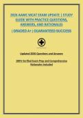 2026 AAMC MCAT EXAM UPDATE &vert; UPDATED STUDY GUIDE WITH PRACTICE QUESTIONS&comma; ANSWERS&comma; AND RATIONALES