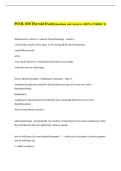 PCOL 838 Thyroid Exam Questions and Answers &lpar;100&percnt; CORRECT&rpar;&NewLine;&NewLine;