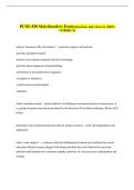 PCOL 838 Skin disorders Exam Questions and Answers &lpar;100&percnt; &NewLine;CORRECT&rpar; 