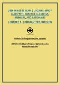 2026 SERIES 65 EXAM &vert; UPDATED STUDY GUIDE WITH PRACTICE QUESTIONS&comma; ANSWERS&comma; AND RATIONALES