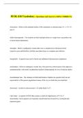 PCOL 838 Vocabulary - Questions and Answers &lpar;100&percnt; CORRECT&rpar;