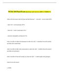 PCOL 838 Final Exam Questions and Answers &lpar;100&percnt; CORRECT&rpar; 