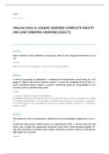 UWorld nursing EXAM A&plus; GRADE ASSURED COMPLETE SOLUTIONS AND VERIFIED ANSWERS