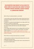 CNA PROMETRIC EXAM NEWEST ACTUAL EXAM TEST &NewLine;BANK COMPLETE QUESTIONS AND CORRECT DETAILED &NewLine;ANSWERS &lpar;VERIFIED ANSWERS&rpar; &vert;ALREADY GRADED &NewLine;A&plus;&vert;&vert;BRAND NEW VERSION&excl;&excl; 