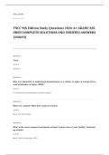 TNCC provider EXAM A&plus; GRADE ASSURED COMPLETE SOLUTIONS AND VERIFIED ANSWERS