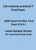 Life Sciences Practical 3 2026 &ndash; Complete Lab Exam Study Guide & Revision Notes