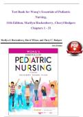 Test Bank for Wong&rsquo;s Essentials of Pediatric Nursing Hockenberry&comma; Rodgers & Wilson 11th Edition