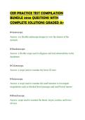 CER PRACTICE TEST COMPILATION&NewLine;BUNDLE 2026 QUESTIONS WITH&NewLine;COMPLETE SOLUTIONS GRADED A&plus;