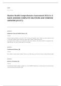Shadow Health DCE objective EXAM A&plus; GRADE ASSURED COMPLETE SOLUTIONS AND VERIFIED ANSWERS