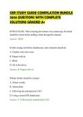 CER STUDY GUIDE COMPILATION BUNDLE&NewLine;2026 QUESTIONS WITH COMPLETE&NewLine;SOLUTIONS GRADED A&plus;