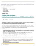 COUN 6722 WEEK 10 FINAL EXAM &vert; QUESTIONS AND ANSWERS &vert; 2026 UPDATED &vert; 100&percnt; CORRECT&period;