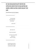 NYC HIGH-RISE BUILDING FIRE SAFETY DIRECTOR &lpar;FSD&rpar;&NewLine;CERTIFICATION COMPLETE PRACTICE EXAM QUESTIONS AND&NewLine;ANSWERS &vert; VERIFIED SOLUTIONS &vert; UPDATED 2026&sol;2027 STUDY&NewLine;GUIDE