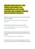 CERTIFIED PEER SPECIALIST TESTS&NewLine;COMPILATION BUNDLE 2026&NewLine;COMPREHENSIVE STUDY GUIDE&NewLine;QUESTIONS AND ANSWERS COMPLETE&NewLine;PRACTICE REVIEW GRADED A&plus;