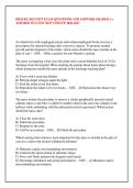 HESI RN 2025 EXIT EXAM QUESTIONS AND ANSWERS GRADED A&plus; &NewLine;ASSURED SUCCESS NEW UPDATE 2026-2027