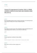VATI RN comprehensive predictor EXAM A&plus; GRADE ASSURED COMPLETE SOLUTIONS AND VERIFIED ANSWERS LATEST UPDATE&excl;&excl;&excl;&excl;