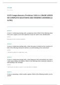 VATI RN comprehensive predictor EXAM A&plus; GRADE ASSURED COMPLETE SOLUTIONS AND VERIFIED ANSWERS LATEST UPDATE&excl;&excl;&excl;&excl;