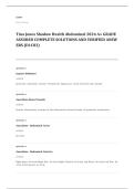 Shadow Health DCE objective EXAM A&plus; GRADE ASSURED COMPLETE SOLUTIONS AND VERIFIED ANSWERS LATEST UPDATE&excl;&excl;&excl;&excl;